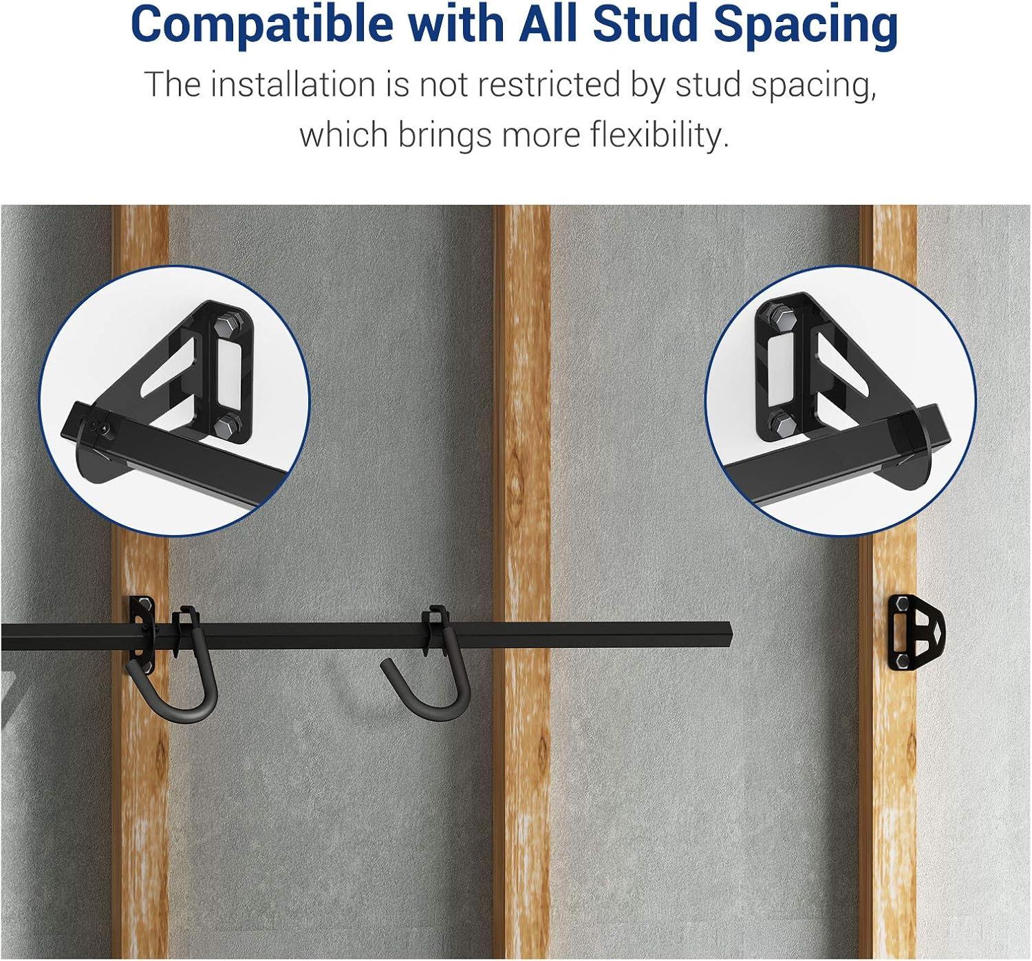 image:imageFLEXIMOUNTS 6 Bike Storage Rack Heavy Duty Wall Mount Hanger for Home amp Garage Holds Up to 300lbs4 Bikes